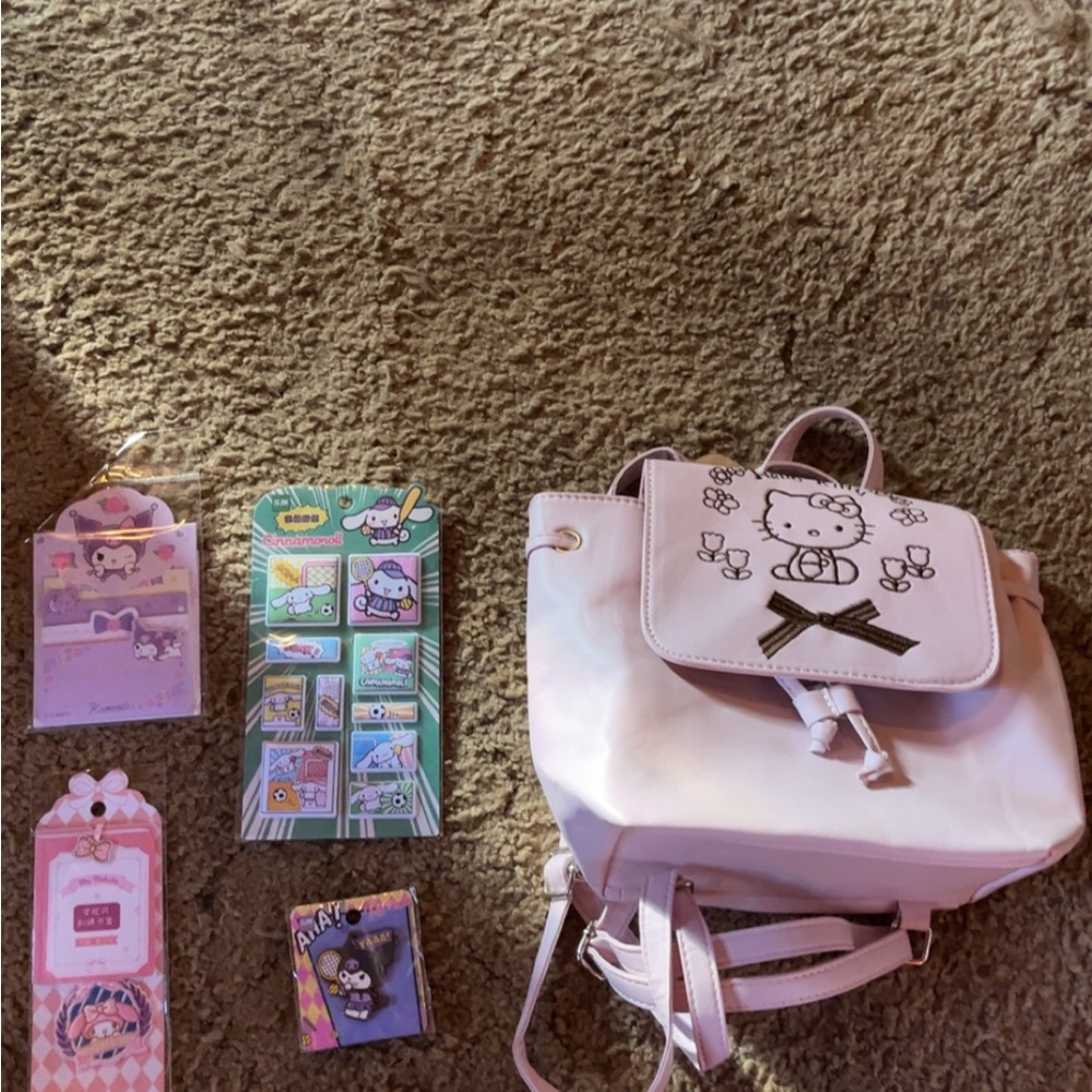 Hello Kitty Pink Backpack for Kids